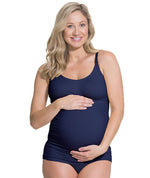 Cake Maternity Toffee Shaping Seamless Nursing Tank - Midnight Blue Sleep 