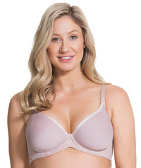 Cake Maternity Waffles 3D Spacer Contour Flexi Wire Nursing Bra - Oyster Pink Bras 