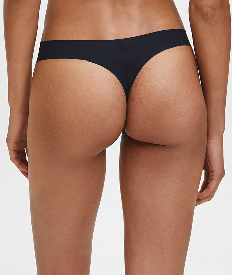 Calvin Klein Invisibles Thong - Black Knickers 