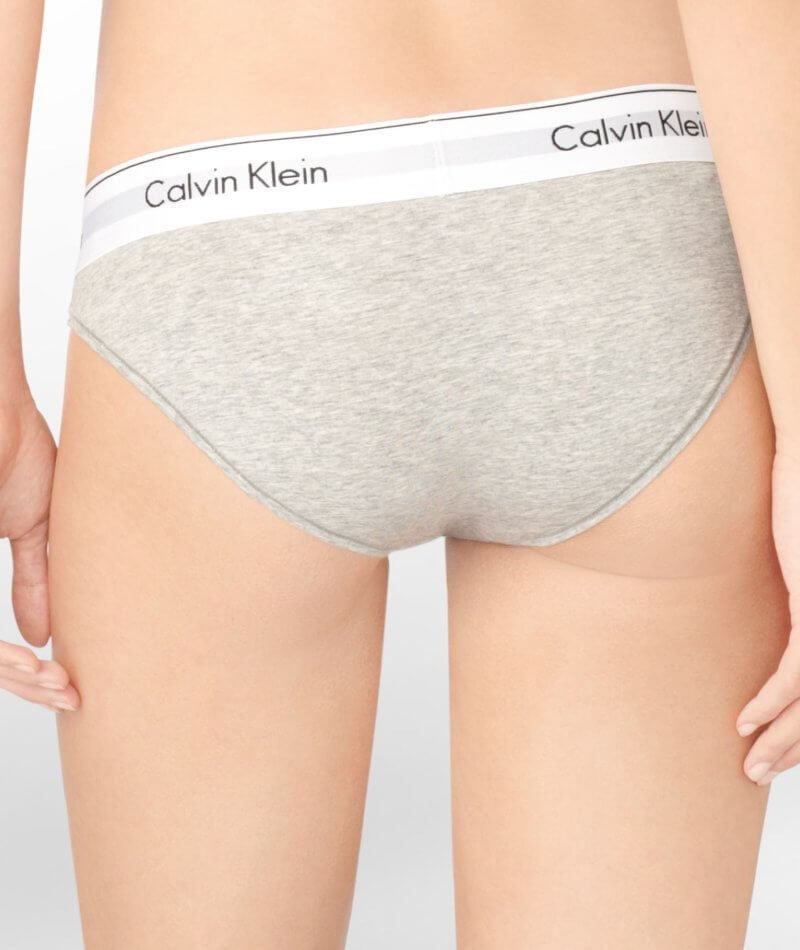 Calvin Klein Modern Cotton Bikini Brief - Grey Heather Knickers 