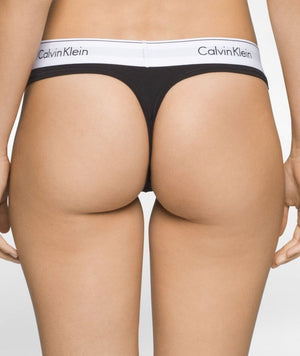 CALVIN KLEIN Thong Undies Black