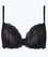 Calvin Klein Seductive Comfort Lotus Floral Full Coverage Bra - Black Bras 