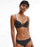 Calvin Klein Seductive Comfort Lotus Floral Lift Demi Bra - Black Bras 