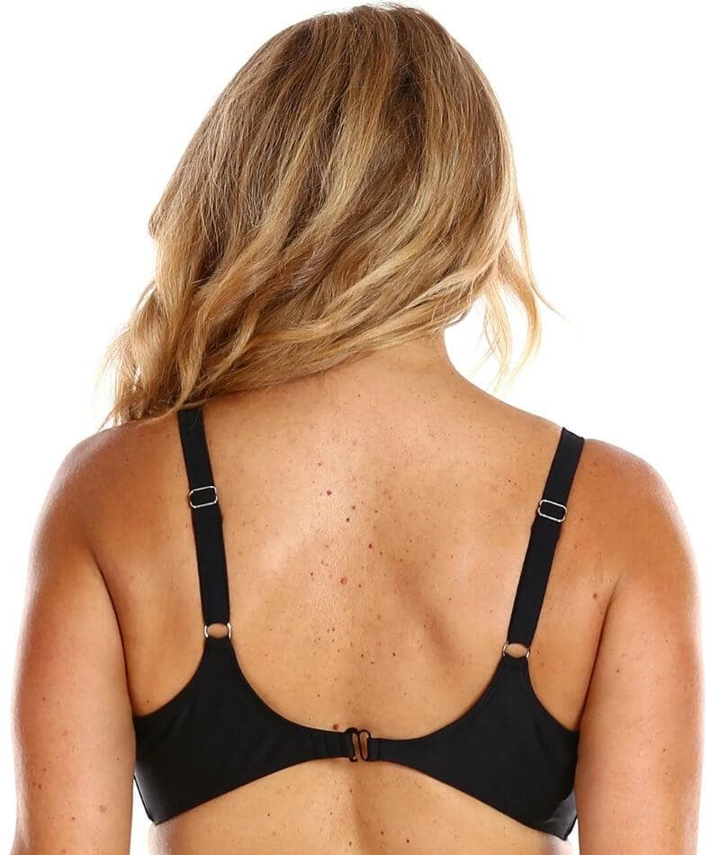 Capriosca Plain Underwire Bikini Top - Black Swim 