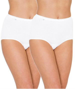 Sloggi Maxi Brief 2 Pack - White - Curvy