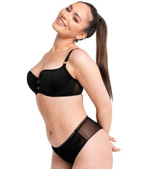 Curvy Kate Boost Me Up Padded Balcony Bra - Black Bras 