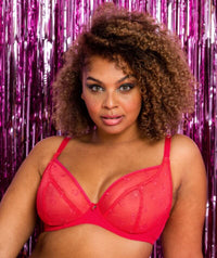 Curvy Kate Cherry Pop Plunge Bra - Cherry Glow Bras 