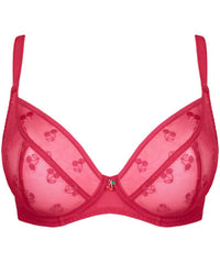 Curvy Kate Cherry Pop Plunge Bra - Cherry Glow Bras 