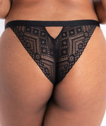 Curvy Kate Front and Centre Brazilian Brief - Black Knickers 