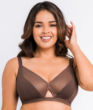 Curvy Kate Get Up and Chill Bralette - Cocoa Bras 