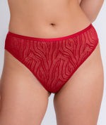 Curvy Kate Lace Daze Brazilian Brief - Lipstick Red Knickers 