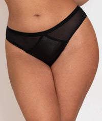 Curvy Kate Lucky Star Brazilian Brief - Black Knickers 