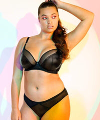 Curvy Kate Lucky Star Brazilian Brief - Black Knickers 