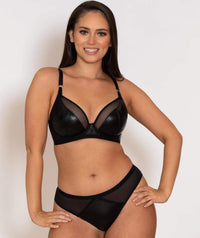 Curvy Kate Lucky Star Brazilian Brief - Black Knickers 