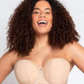 Curvy Kate Luxe Strapless Bra - Biscotti