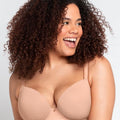 Curvy Kate Smoothie T-Shirt Plunge Bra - Latte