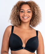 Curvy Kate Superplunge Kiss Padded Plunge Bra - Black Bras 