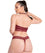 Curvy Kate Twice the Fun Reversible Thong - Oxblood/Black Knickers 