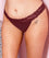 Curvy Kate Twice the Fun Reversible Thong - Oxblood/Black Knickers 