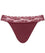 Curvy Kate Twice the Fun Reversible Thong - Oxblood/Black Knickers 