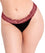 Curvy Kate Twice the Fun Reversible Thong - Oxblood/Black Knickers 