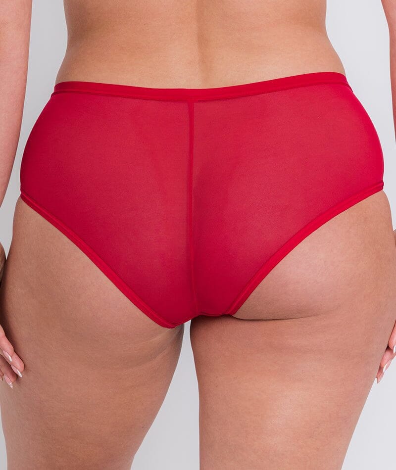 Curvy Kate Wonderfully Short - Strawberry Red Knickers 