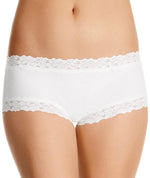 Jockey Parisienne Cotton Boyleg - White Knickers 8 