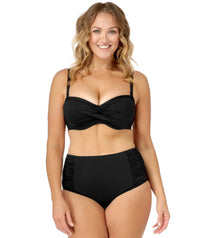 OLD PRODUCT - Artesands Plains High Waist Brief - Black Swim 