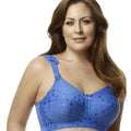 Elila Jacquard Wire-Free Bra - Cobalt