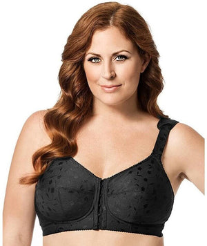 Elila Soft Cup Cotton Nursing Bra in Black