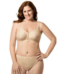 Elila Front Opening Non-Underwired Posture Bra - Nude Bras 