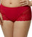 Elila Cheeky Stretch Lace Brief - Red Knickers L Red 