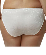 Elila Jacquard Brief - White Knickers 