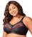 Elila Swiss Embroidered Soft Cup Bra - Black Bras 