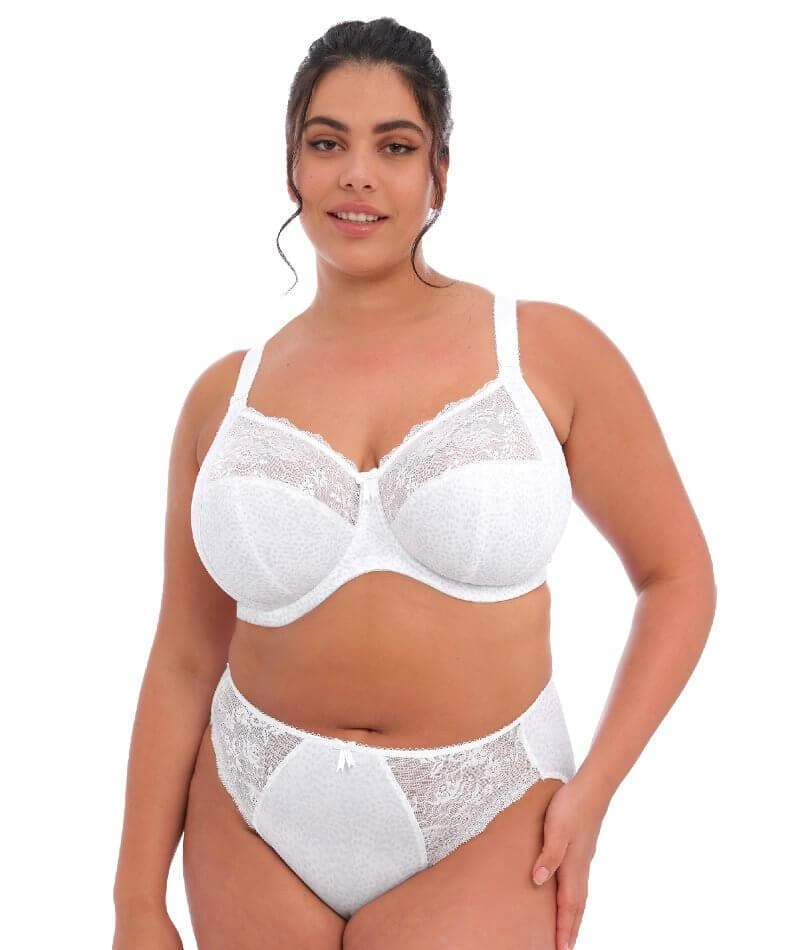 Elomi Womens Morgan Underwire Banded Stretch Lace Bra 