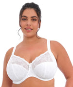 Elomi Morgan Underwire Banded Bra - White Bras 10GG White 