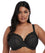 Elomi Charley Underwire Stretch Plunge Bra - Black Bras 