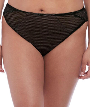 Elomi Charley Brazilian Brief Knickers 12 Black 