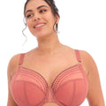 Elomi Matilda Underwire Plunge Bra - Rose