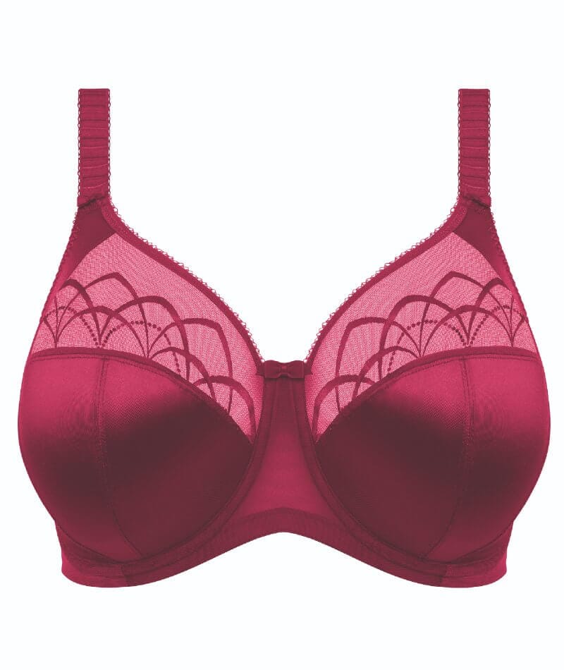Elomi Cate Underwired Full Cup Banded Bra - Berry - Curvy