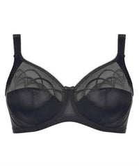 Elomi Cate Underwired Full Cup Banded Bra - Black Bras 