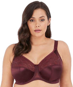 Elomi Cate Underwired Full Cup Banded Bra - Raisin Bras 