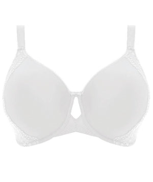 Elomi Charley Underwired Moulded Spacer Bra - White - Curvy