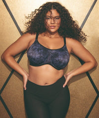 Elomi Energise Underwired Sports Bra - Stormy Haze Bras 