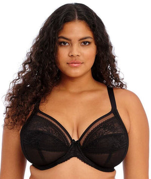 Elomi Kendra Underwired Plunge Bra - Black Bras 