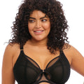 Elomi Kintai Underwired Plunge Bra - Black