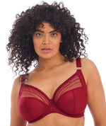 Elomi Matilda Underwired Plunge Bra - Crimson Bras 