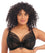 Elomi Priya Underwired Plunge Bra - Black Bras 