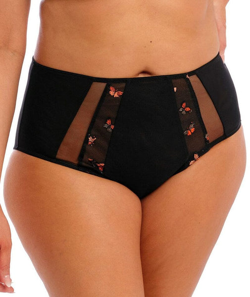 Elomi Sachi Full Brief in Black Butterfly FINAL SALE (40% Off)