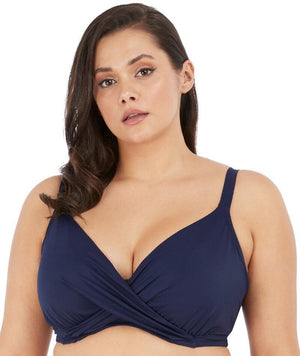 Elomi Swim Magnetic Underwired Plunge Bikini Top - Midnight Swim 